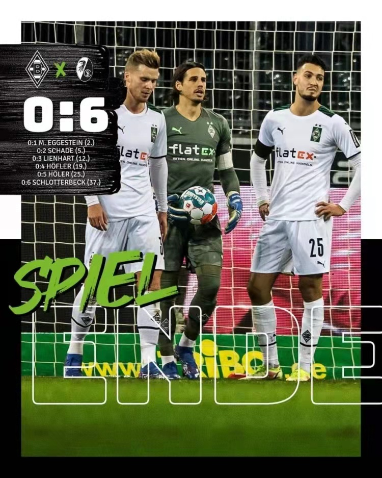 法兰克福大胜弗赖堡队，取得胜利颗粒无收